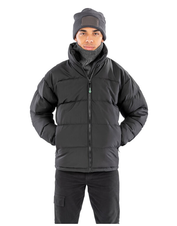 R181M Result Urban Outdoor Wear Men's Recycled Holkham Down Feel Jacket