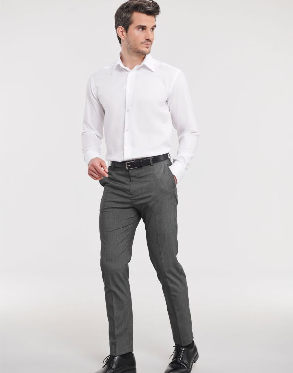 958M Russell Collection Men's L/Sleeve Non-Iron Shirt