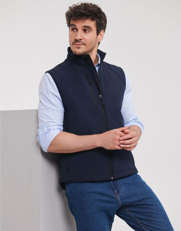 R141M Russell Men's Softshell Gilet