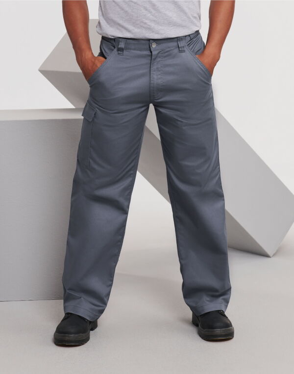 001MR Russell Polycotton Twill Trousers (Reg)