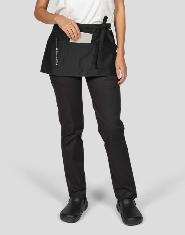 DW15 Dennys Full Zip Multi-Pocket Apron