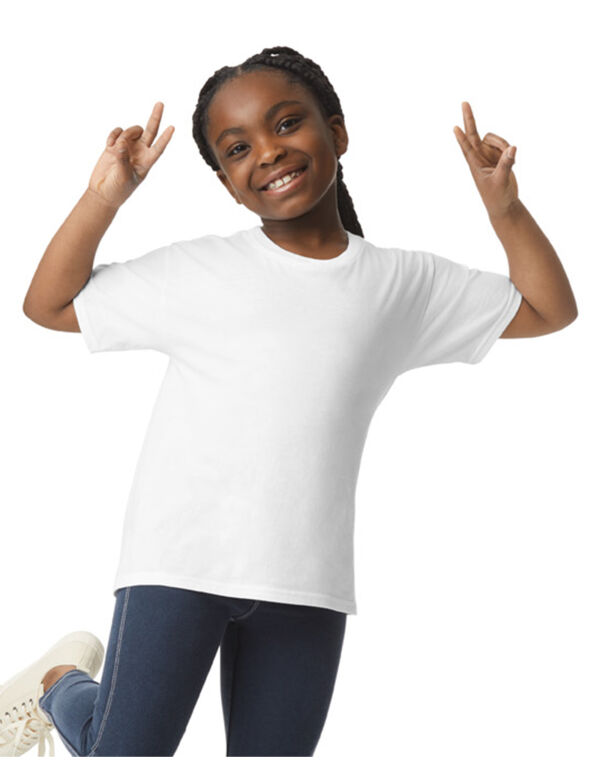 3000B Gildan Light Cotton Youth T-Shirt 		