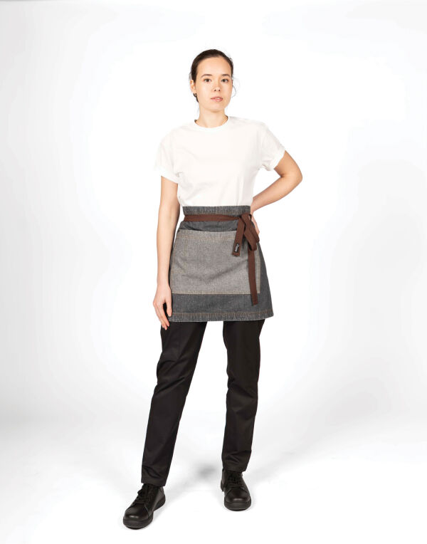 DP103GB Dennys 100% Cotton Contrast Waist Apron