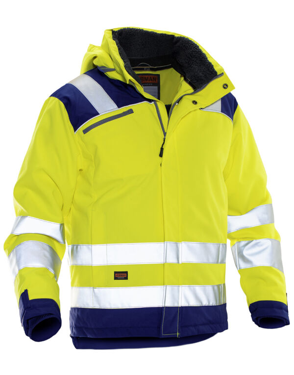 JM1347 Jobman Winter Jacket Star Hi-Vis