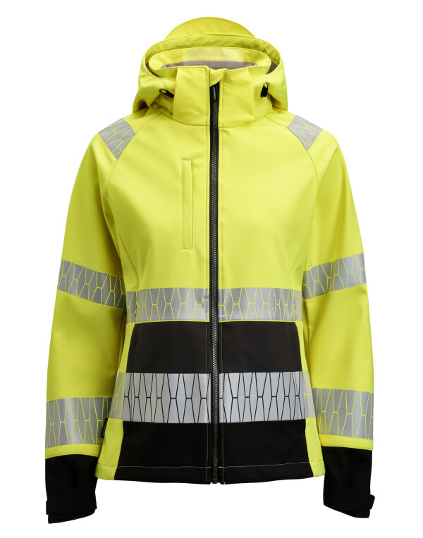 JM1377 Jobman Women's Softshell Jacket Hi-Vis