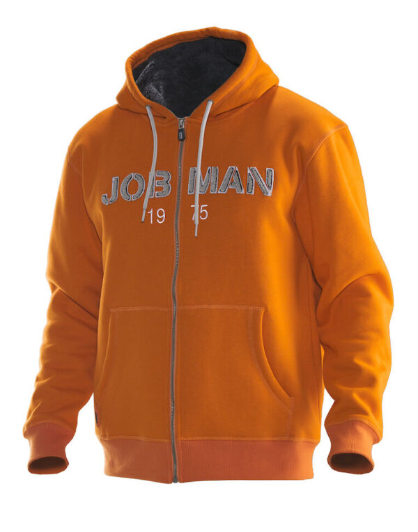 JM5154 Jobman Men's Vintage Hoodie Lined