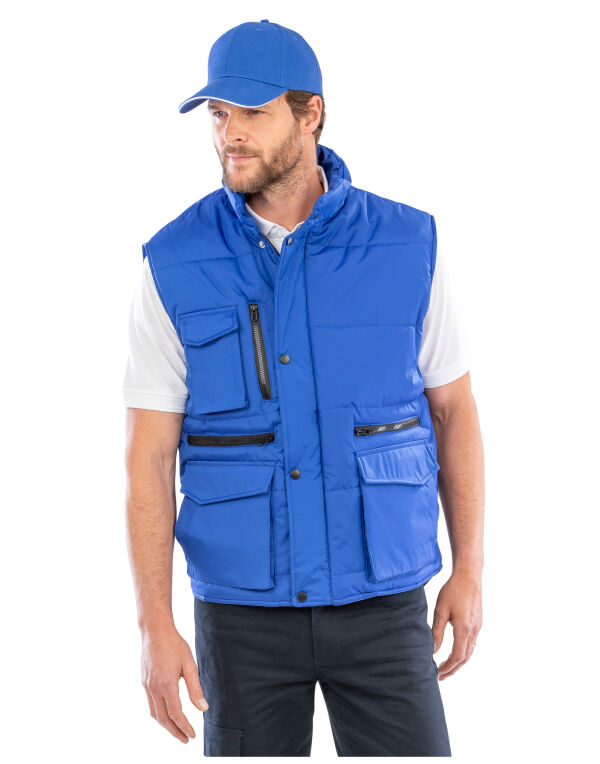 R127X WORK-GUARD by Result Lance Ripstop Bodywarmer