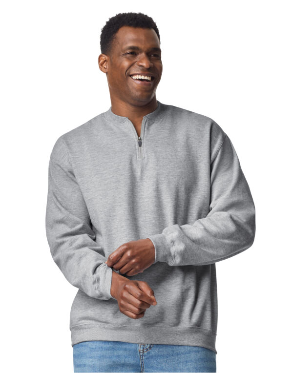 SF008 Gildan Softstyle Midweight 1/4 Zip Sweatshirt
