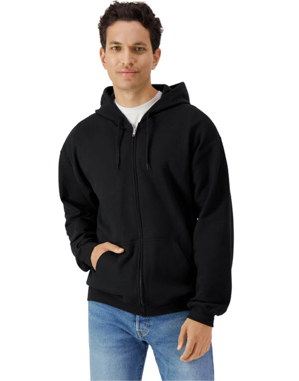 SF600 Gildan Softstyle Fleece Adult Full Zip Sweat