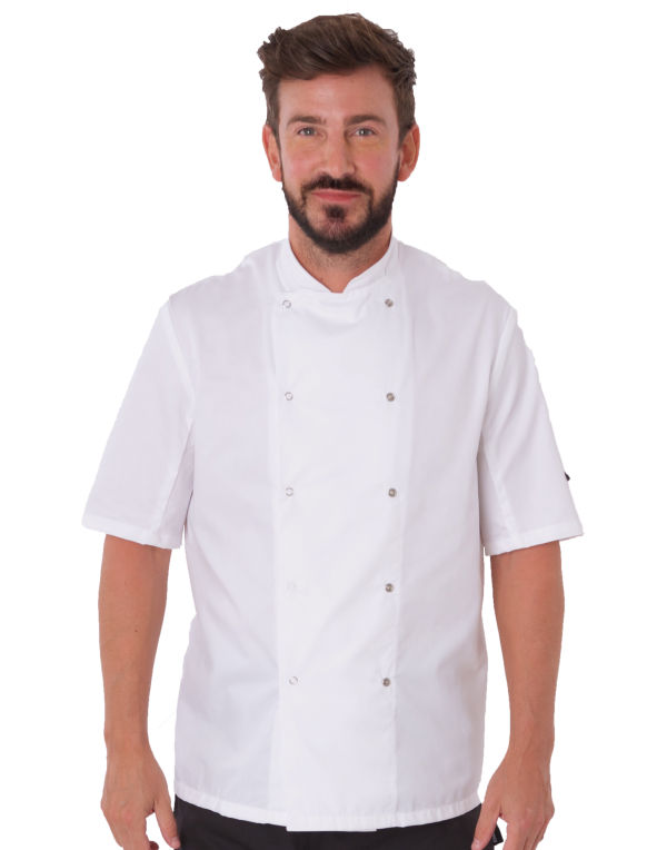 DD08S Dennys Short Sleeve Chef's Jacket